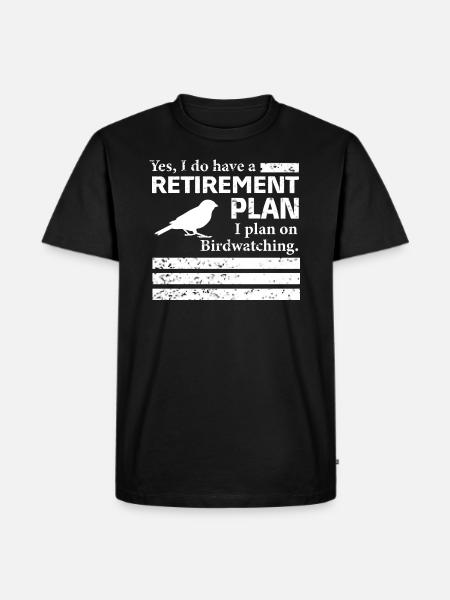 Bird watching Birding - Men's Premium Organic T-Shirt - black