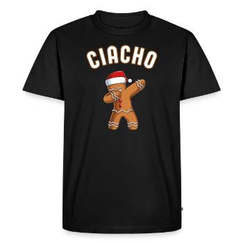 Spreading - Men's Premium Organic T-Shirt - black - Front - Nico (187cm)