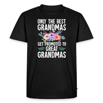 Meilleur arrière-art de grand-mère pour grand-mère femmes grand - T-shirt Premium bio Homme - noir - Devant - Nico (187cm)
