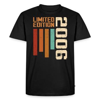 Vintage 2006 Cadeau d’anniversaire 2006 Retro 2006 - T-shirt Premium bio Homme - noir - Devant - Nico (187cm)