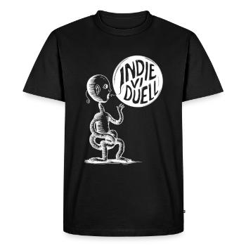 Individual - Men's Premium Organic T-Shirt - black - Front - Nico (187cm)