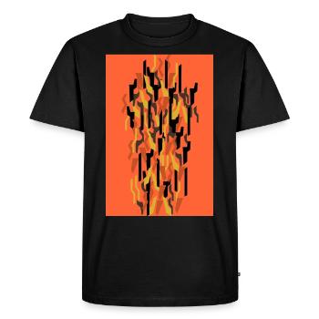 Camouflage Art - Men's Premium Organic T-Shirt - black - Front - Nico (187cm)
