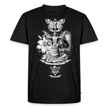 The Alchemy of Becoming - Men's Premium Organic T-Shirt - black - Front - Nico (187cm)