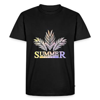Summer Vibes Summer Outfit Malle Holiday - Men's Premium Organic T-Shirt - black - Front - Nico (187cm)