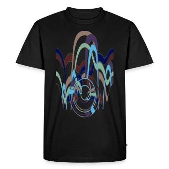 Résumé n° 56 - T-shirt Premium bio Homme - noir - Devant - Nico (187cm)