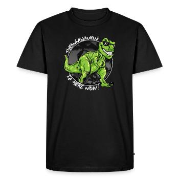 T-Rex Tyrannosaurus Costume Dino Boy Gift - Men's Premium Organic T-Shirt - black - Front - Nico (187cm)