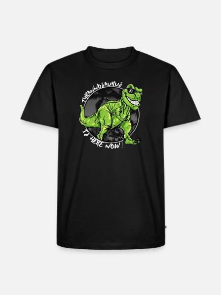 Costume T-Rex Tyrannosaurus Dino Boy Cadeau - Ekologisk premium-T-shirt herr - svart