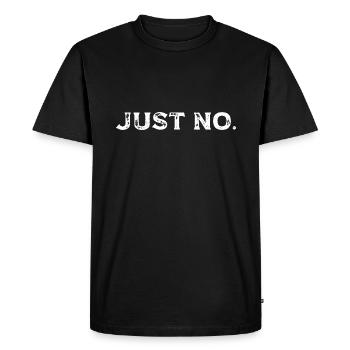 Sarcastique, tout simplement pas de mème - T-shirt Premium bio Homme - noir - Devant - Nico (187cm)
