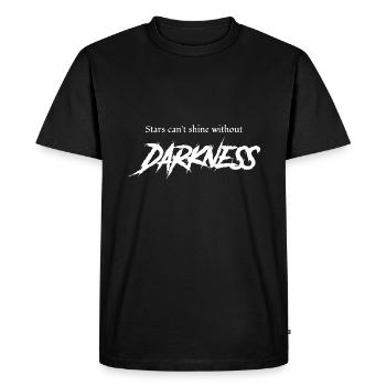 Goth Gothic stars can't do without darkness - Men's Premium Organic T-Shirt - black - Front - Nico (187cm)