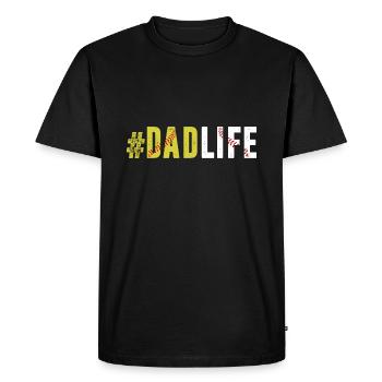 Dad Life Softball Daddy Baseball Sports Lover - Men's Premium Organic T-Shirt - black - Front - Nico (187cm)