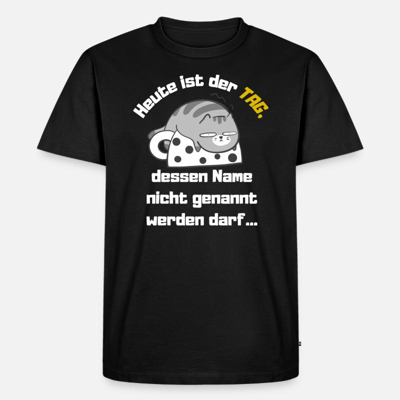 Fun Design - Geschenkidee - Männer Premium Bio T-Shirt - Schwarz
