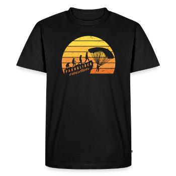 Paraglider Evolution Paragliding - Men's Premium Organic T-Shirt - black - Front - Nico (187cm)