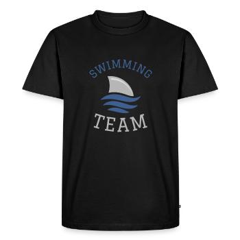 Équipe de natation du club de natation - T-shirt Premium bio Homme - noir - Devant - Nico (187cm)