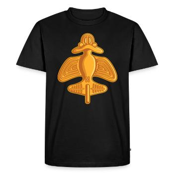 Théorie des anciens astronautes Quimbaya Avion - T-shirt Premium bio Homme - noir - Devant - Nico (187cm)