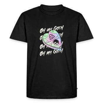 Pastel Goth Oh My Goth Gothique - T-shirt Premium bio Homme - noir - Devant - Nico (187cm)