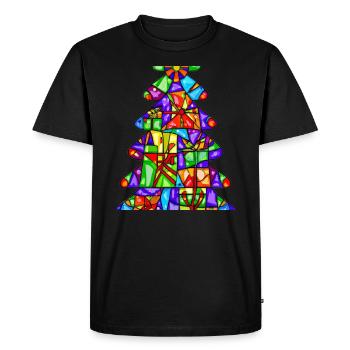 Arbre de Noël de Noël à partir de - T-shirt Premium bio Homme - noir - Devant - Nico (187cm)