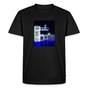 Cuisine Rétro Vintage Blueprint Cook Cooking Cook - T-shirt Premium bio Homme - noir - Devant - Nico (187cm)