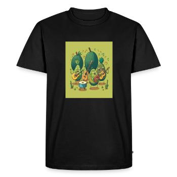 Mexican American Musician Mexican Food Band - Men's Premium Organic T-Shirt - black - Front - Nico (187cm)