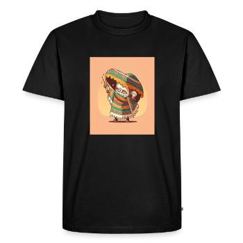 Cinco De Mayo Costume Sugar Skull Garçon Mexicain - T-shirt Premium bio Homme - noir - Devant - Nico (187cm)