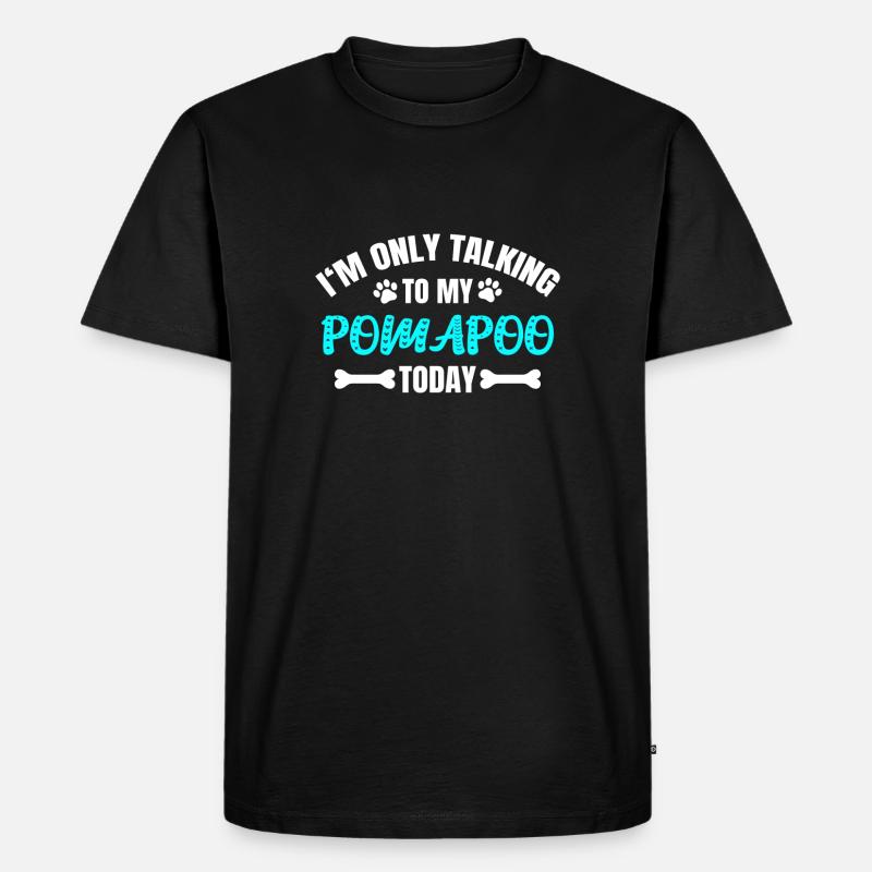 Pomapoo Pom-A-Poo - T-shirt Premium bio Homme - noir