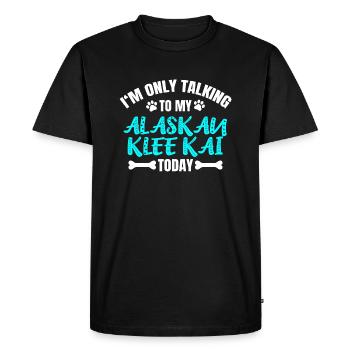 Alaskan Clover Kai Owner Owner - Men's Premium Organic T-Shirt - black - Front - Nico (187cm)