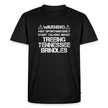 Arborisage Tennessee Bringé - T-shirt Premium bio Homme - noir - Devant - Nico (187cm)