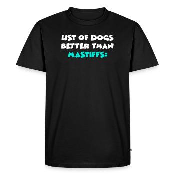Mâtin - T-shirt Premium bio Homme - noir - Devant - Nico (187cm)