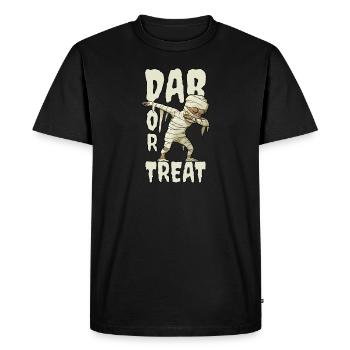 Dabbing Momie Halloween Dab Hip Hop - T-shirt Premium bio Homme - noir - Devant - Nico (187cm)