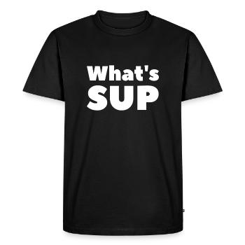 SUP Stand Up Paddle - T-shirt Premium bio Homme - noir - Devant - Nico (187cm)