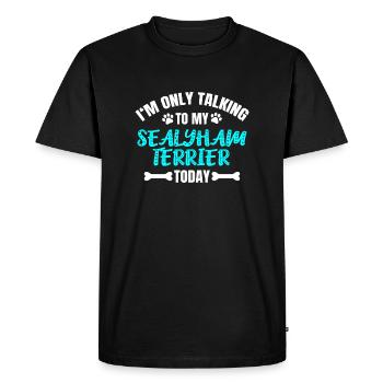 Sealyham Terrier - Men's Premium Organic T-Shirt - black - Front - Nico (187cm)