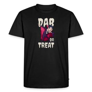 Dabbing Vampire Dab Dabbing Hip Hopper - Men's Premium Organic T-Shirt - black - Front - Nico (187cm)