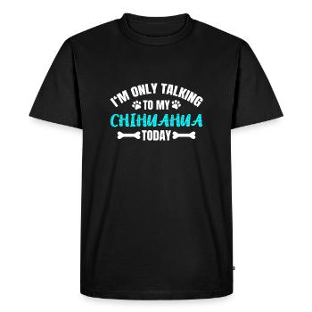 Chihuahua - T-shirt Premium bio Homme - noir - Devant - Nico (187cm)
