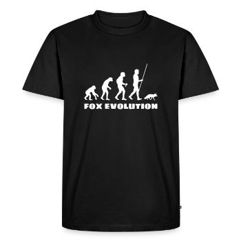 Fox Evolution - Men's Premium Organic T-Shirt - black - Front - Nico (187cm)