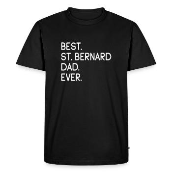 Bernhardiner St. Bernhardshund St. Bernard - T-shirt Premium bio Homme - noir - Devant - Nico (187cm)