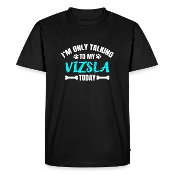 Vizsla Magyar Vizsla - T-shirt Premium bio Homme - noir - Devant - Nico (187cm)