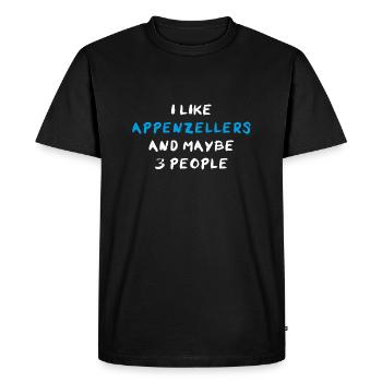 Bouvier d’Appenzeller - T-shirt Premium bio Homme - noir - Devant - Nico (187cm)