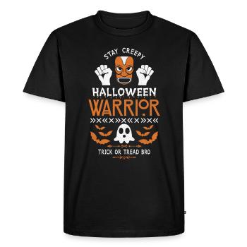 Guerrier d’Halloween - T-shirt Premium bio Homme - noir - Devant - Nico (187cm)