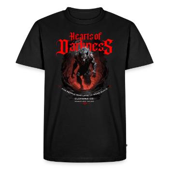 HOD - Hurlement - T-shirt Premium bio Homme - noir - Devant - Nico (187cm)