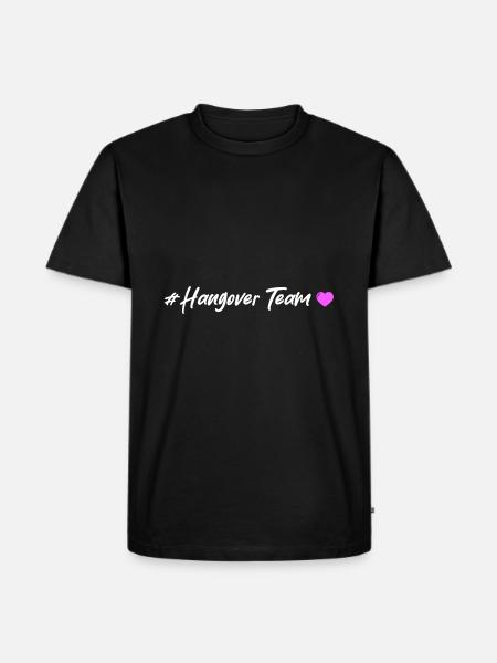 Hangover Team Heart - Men's Premium Organic T-Shirt - black