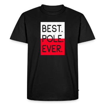 Best Pole Ever - Men's Premium Organic T-Shirt - black - Front - Nico (187cm)