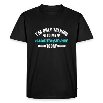 Hamiltonstövare - Men's Premium Organic T-Shirt - black - Front - Nico (187cm)