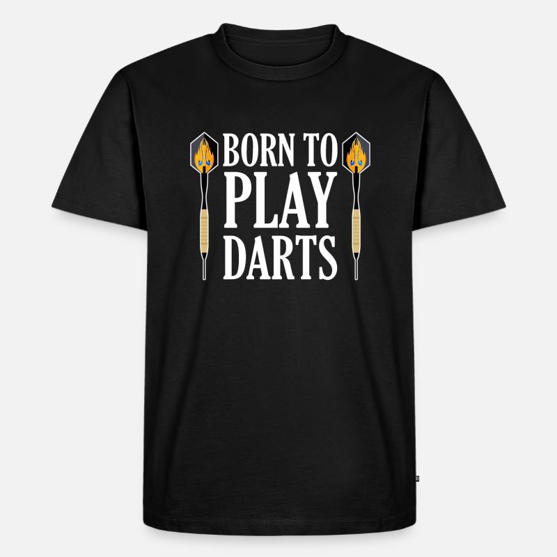jeu de fléchettes - T-shirt Premium bio Homme - noir