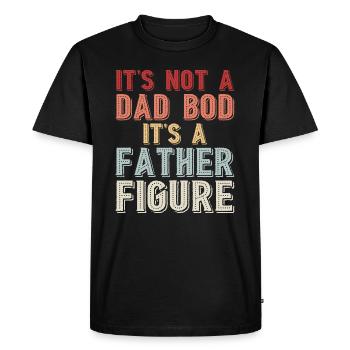 Je ne suis pas un papa Bod C’est un graphique de figure paternelle - T-shirt Premium bio Homme - noir - Devant - Nico (187cm)