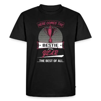 Trophée de la Bête de l’année - T-shirt Premium bio Homme - noir - Devant - Nico (187cm)