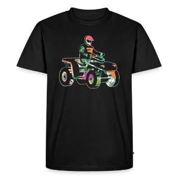 VTT Biker Tout-terrain Quad Rider Filles Quad - T-shirt Premium bio Homme - noir - Devant - Nico (187cm)