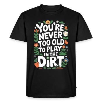 Gardener Garden Plants Gardening - Men's Premium Organic T-Shirt - black - Front - Nico (187cm)