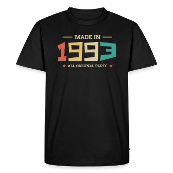 Légendaire Depuis 1993 Original 1993 - T-shirt Premium bio Homme - noir - Devant - Nico (187cm)