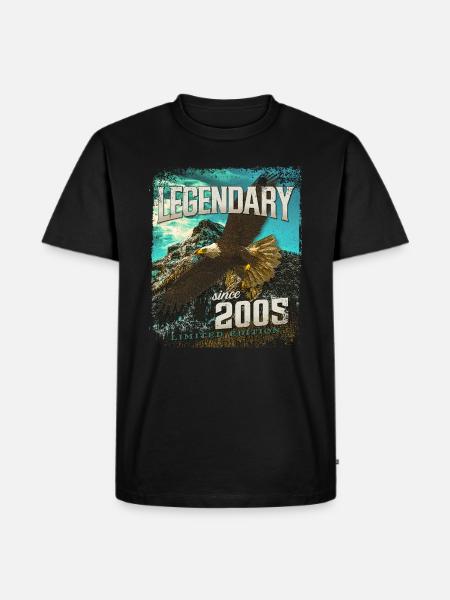 Legendary since 2005 - Men's Premium Organic T-Shirt - black
