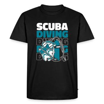 Scuba Diving Goggles Diving Mask Scuba - Men's Premium Organic T-Shirt - black - Front - Nico (187cm)