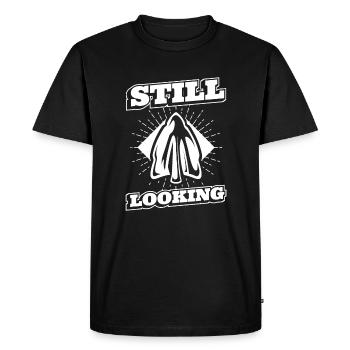 Still Looking Arrowhead Collecting Hunting Tips - Men's Premium Organic T-Shirt - black - Front - Nico (187cm)